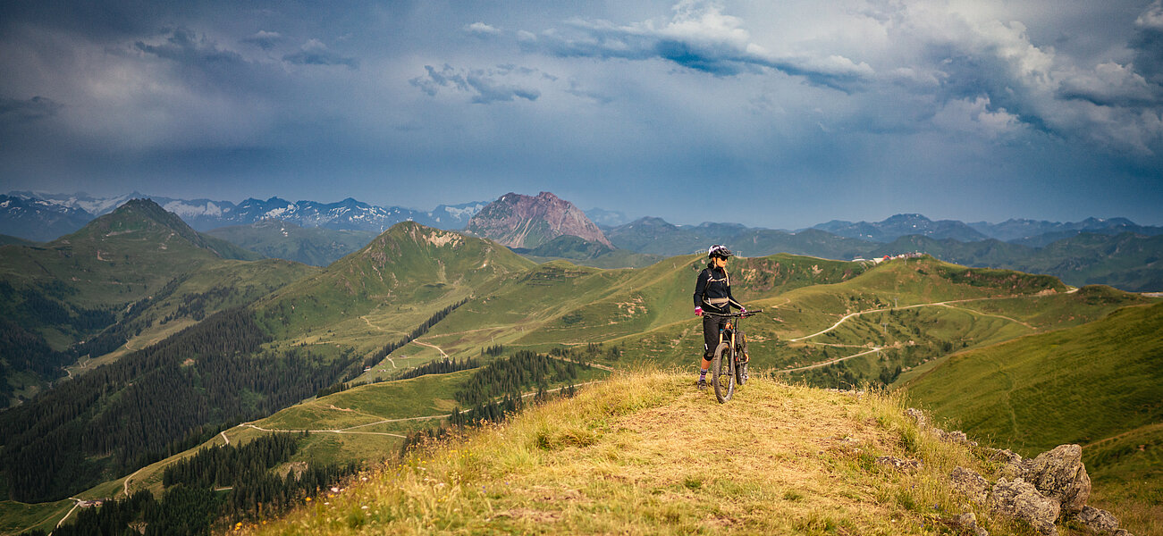 Biker am Berg