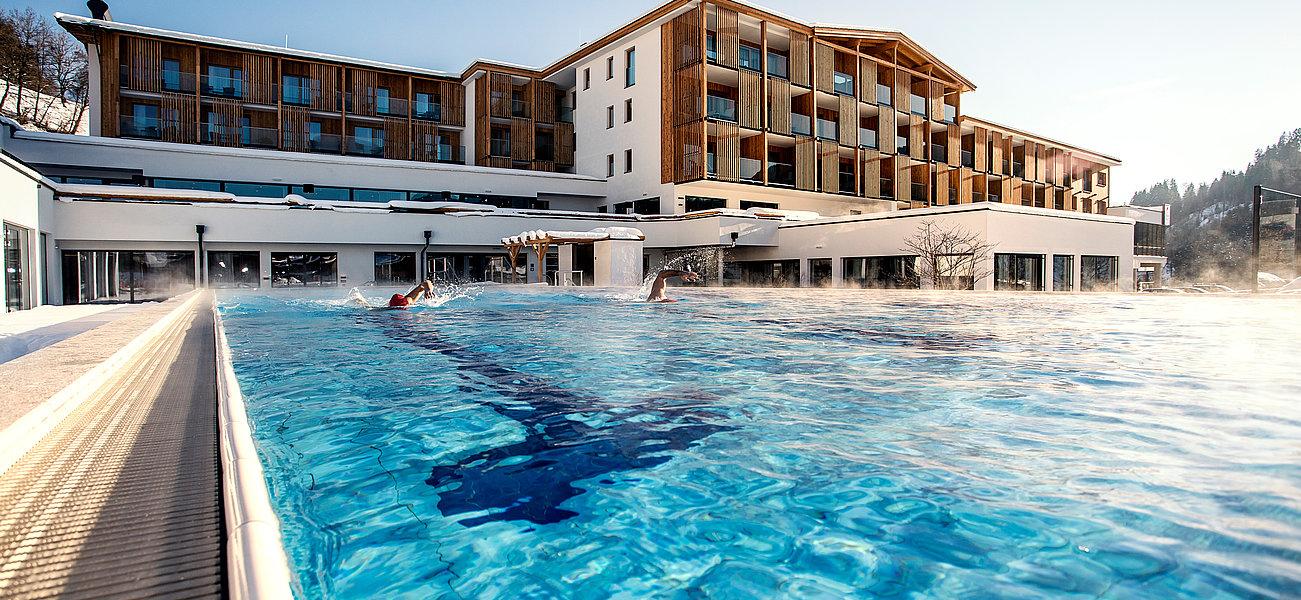 Außenpool Sportresort Hohe Salve